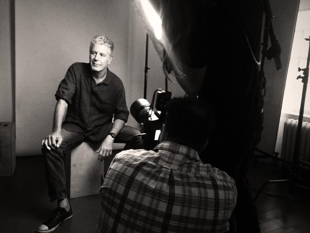 Anthony Bourdain moments after Jujitsu class 