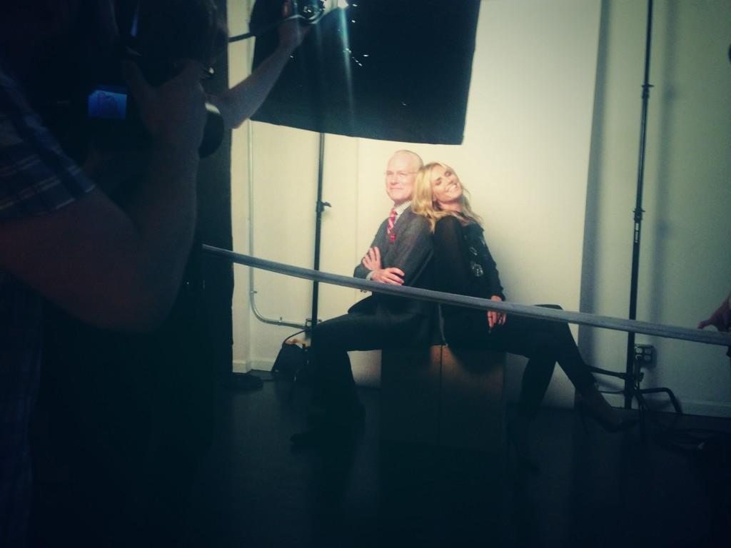 Tim Gunn and Heidi Klum (Project Runway)