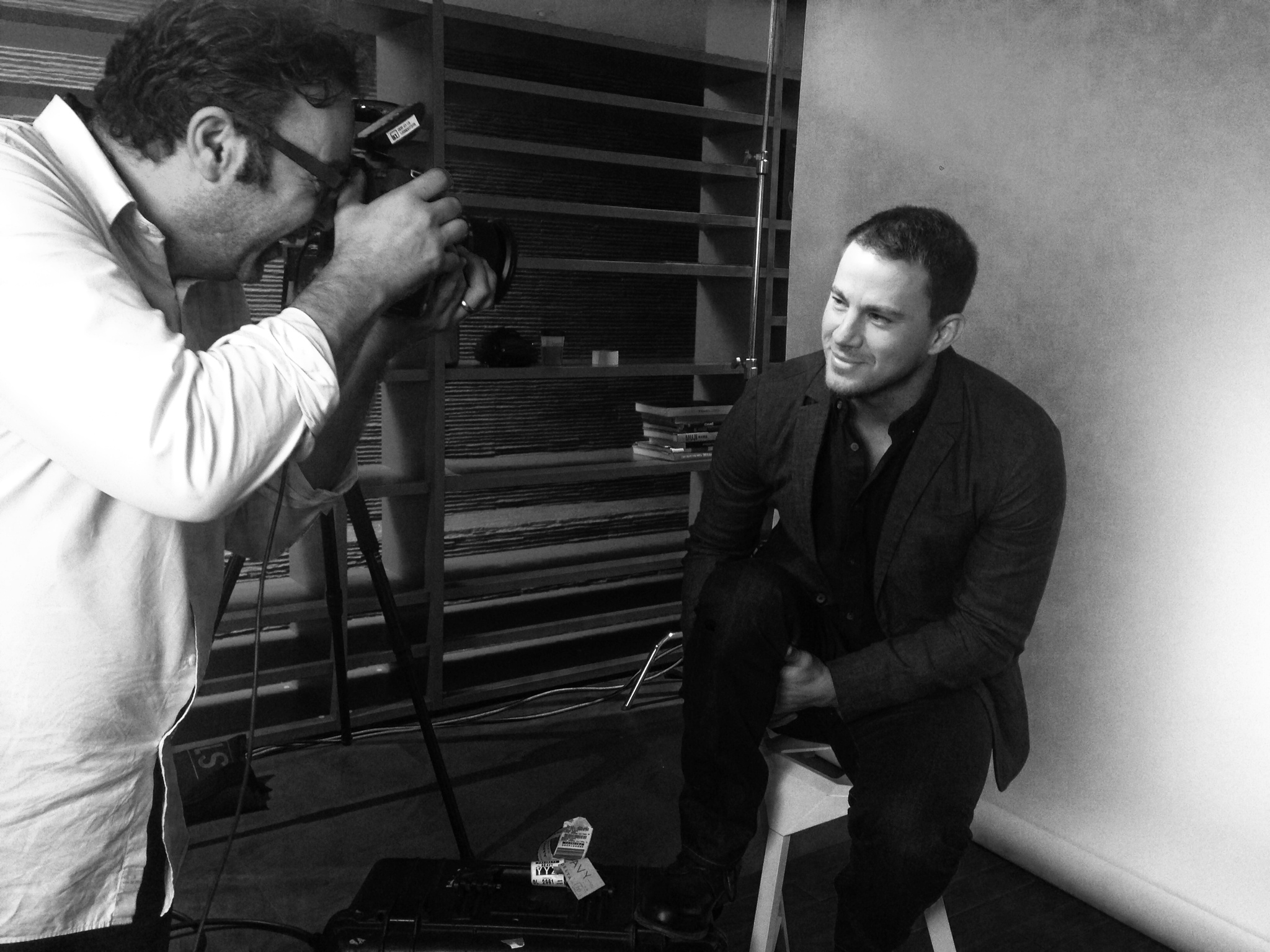 Channing Tatum (The Foxcatcher) with Mark Mann