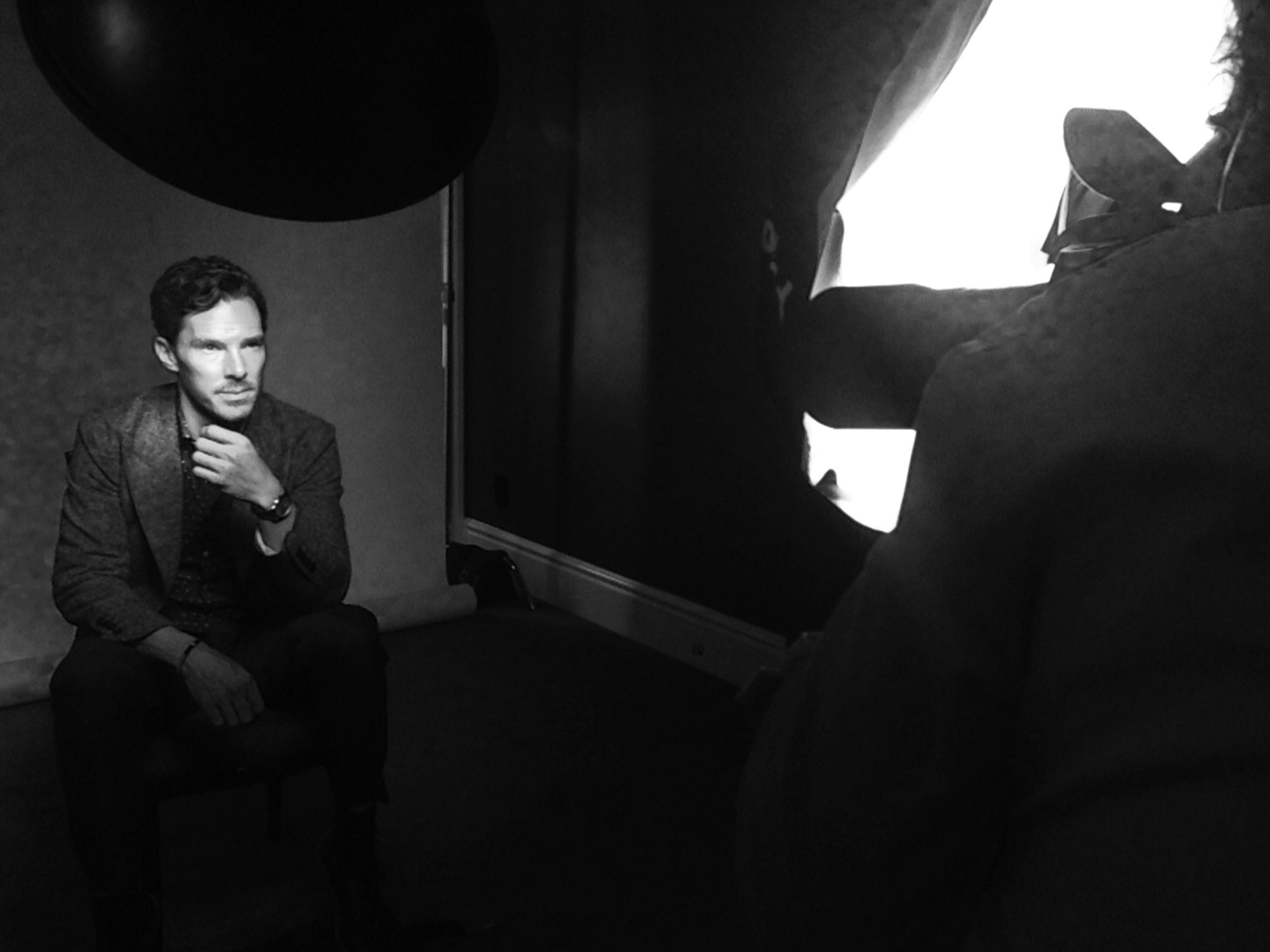 Benedict Cumberbatch (The Imitation Game) with Mark Mann