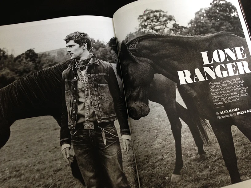 Western fashion, photographed by Billy Kidd.