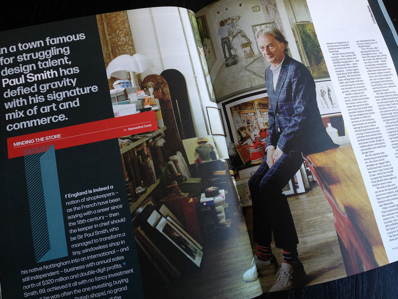 Sir Paul Smith, photograph by Kate Peters