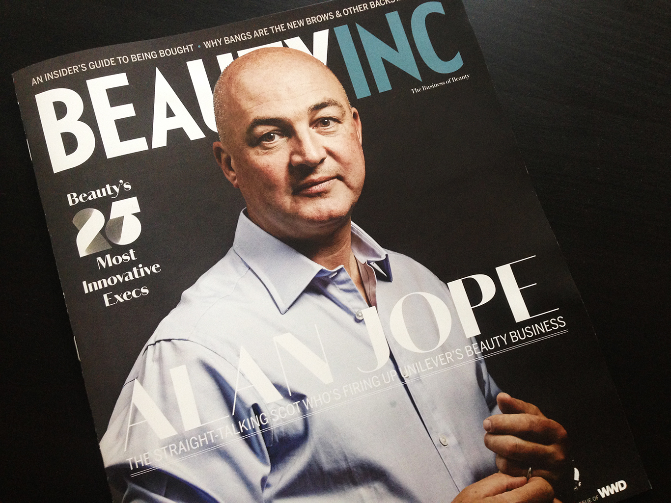 Unilever President Alan Jope, photographed by Jude Edginton.