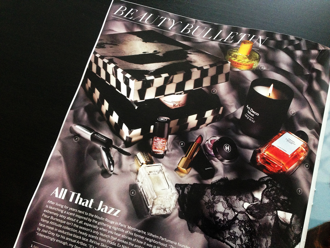 Front-of-book opener, photographed by Claire Benoist
