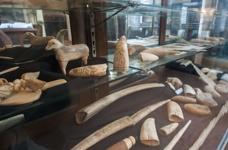 Whalers’ Scrimshaw.
