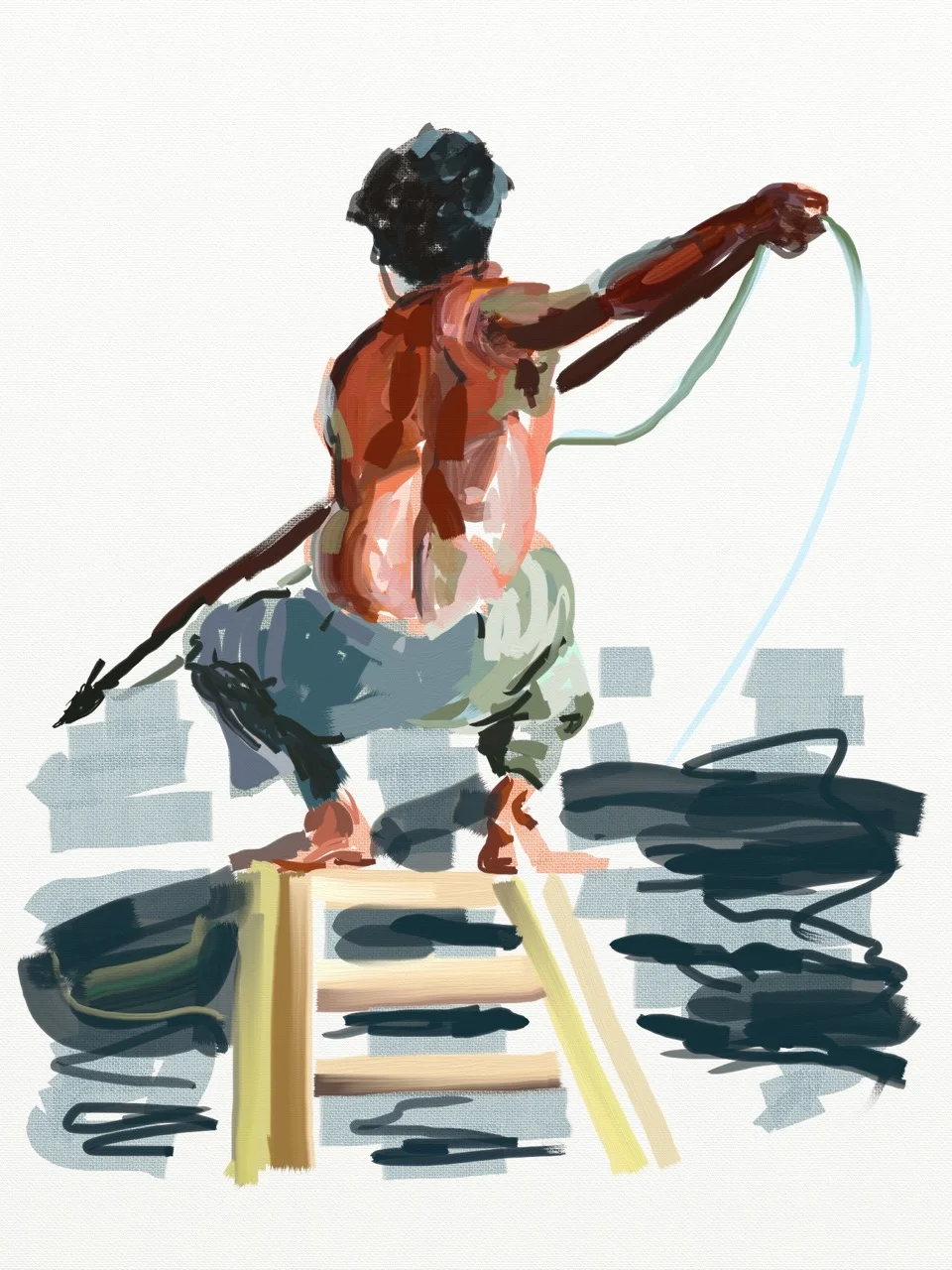 Eric Fischl "Untitled Whaler"