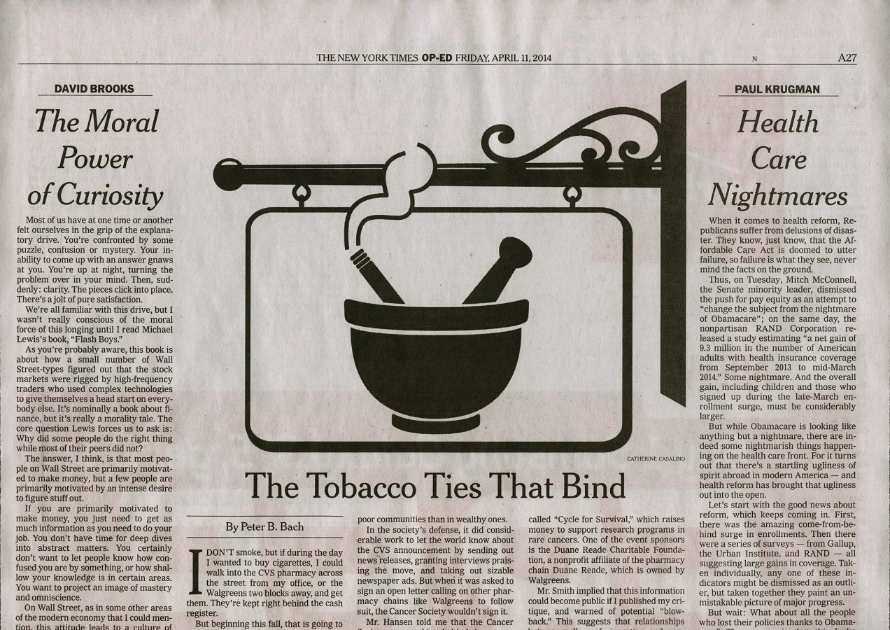 Illustration for The New York Times Opinion Section