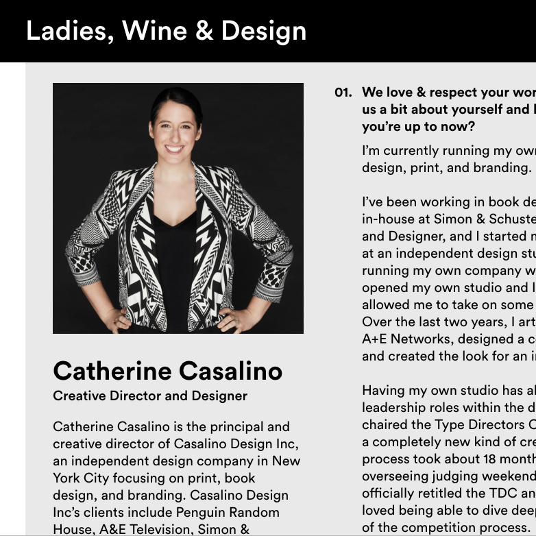 Interview with Ladies, Wine &amp; Design