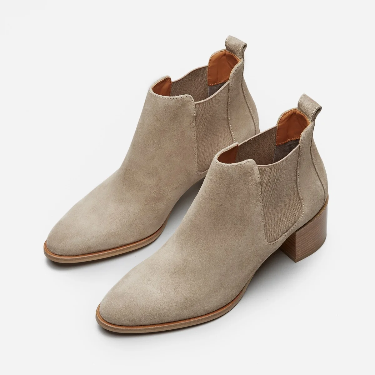 The Suede Heel Boot by Everlane