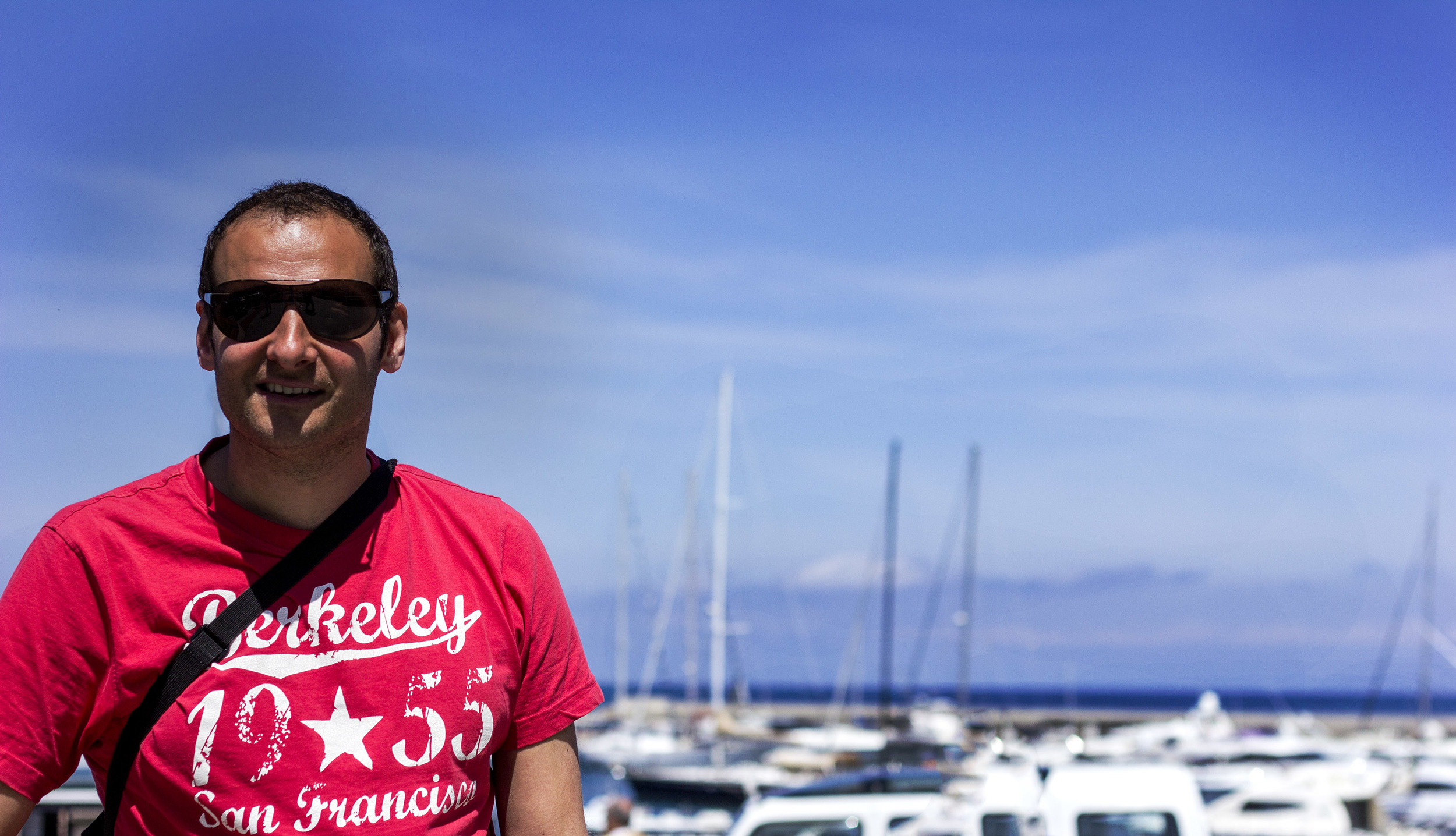 "Try and get the boats in the background Greg"