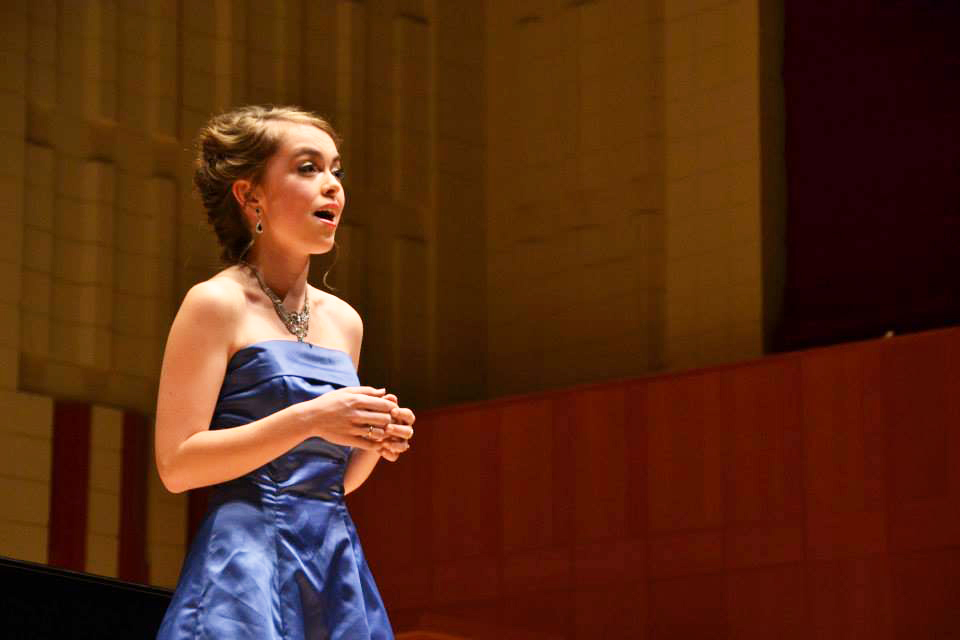 In addition to my design work on this project, I also photographed the recital itself.
