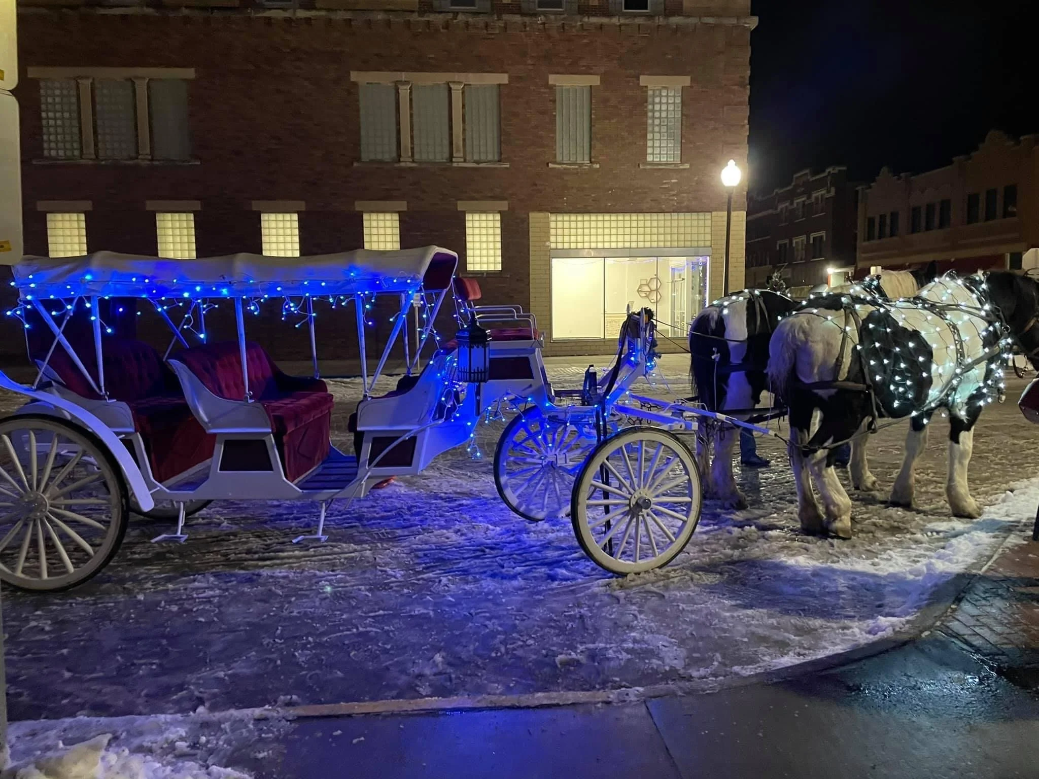 Christmas Carriage Rides on the Bricks