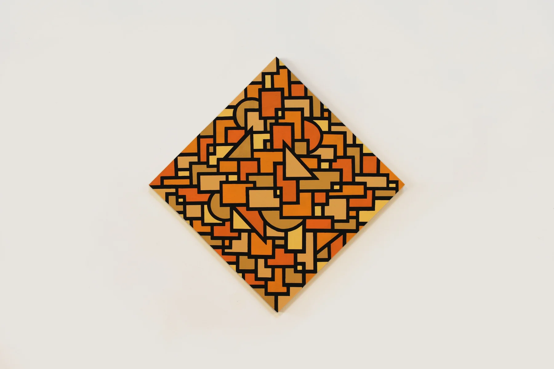 Untitled, 2015 24" x 24" Enamel on Wood Panel