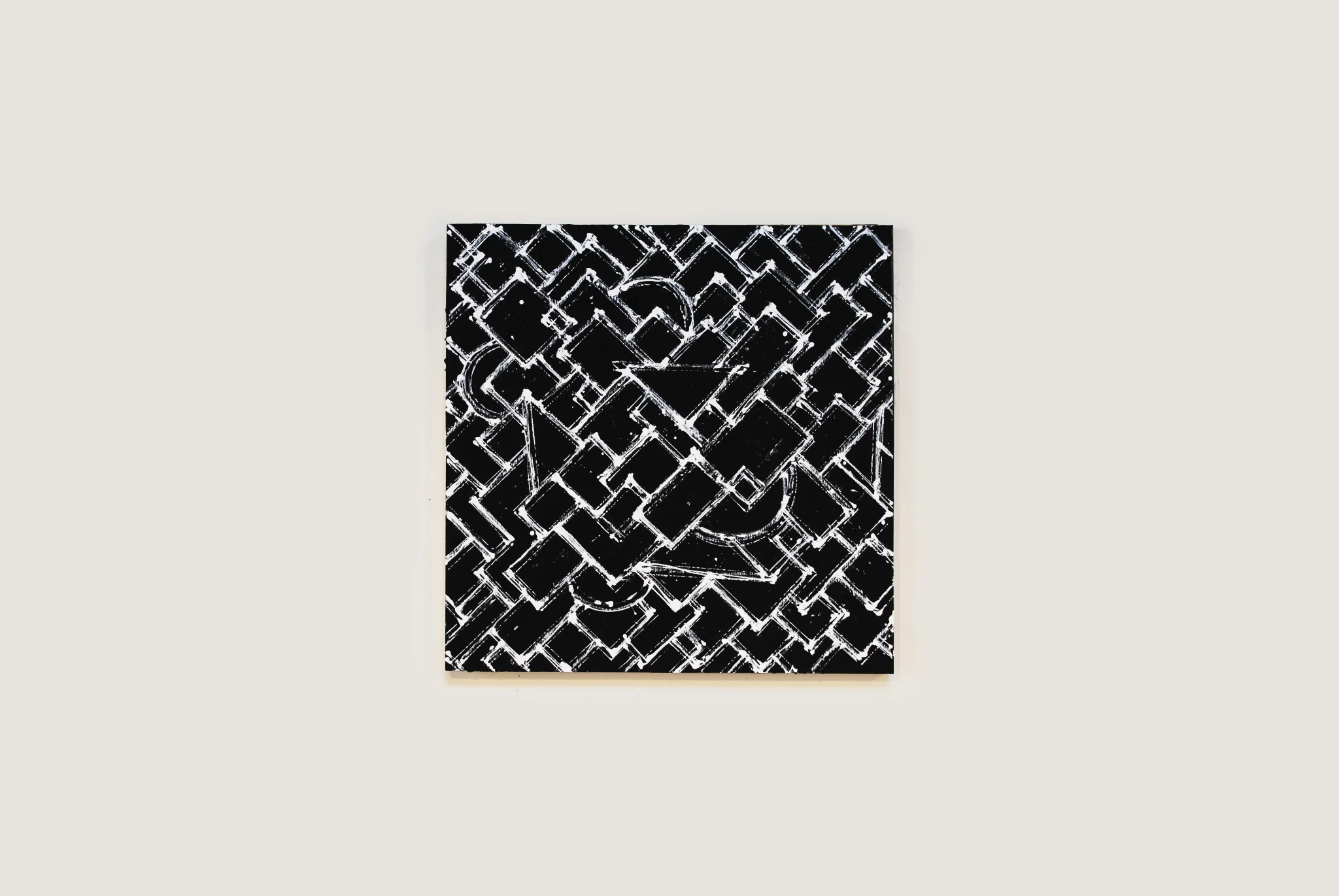 Untitled , 2015 24" x 24" MIxed Media on Wood Panel