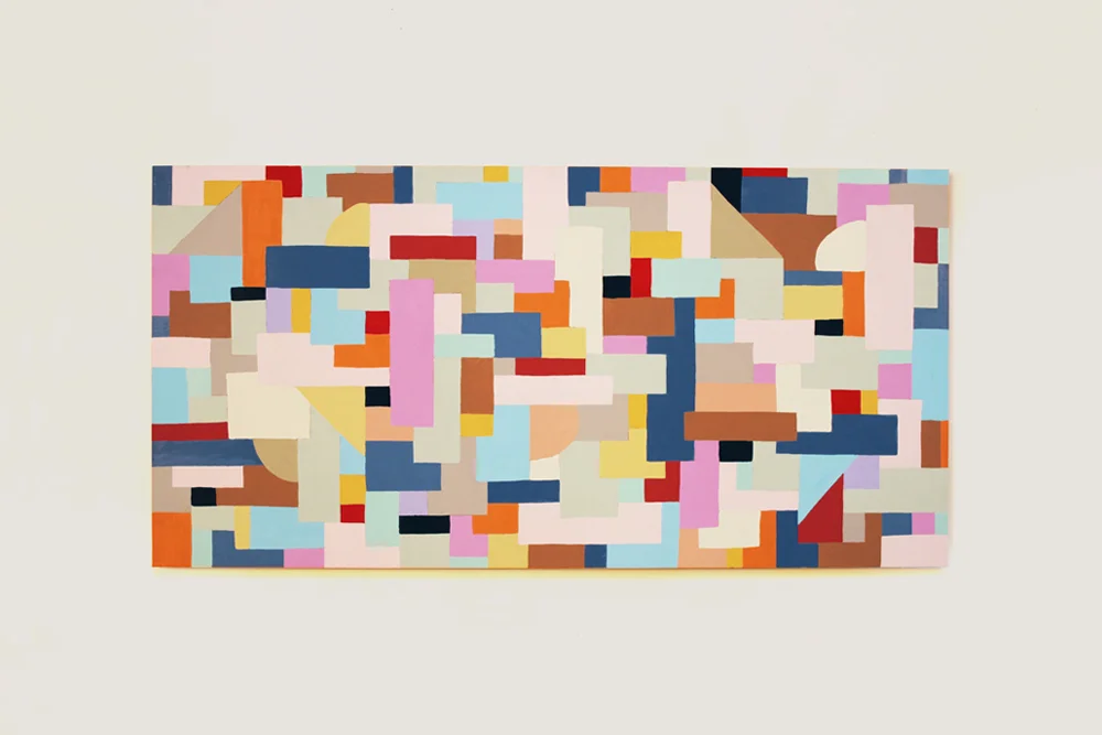Untitled, 2016 72" x 36" Enamel on Wood Panel