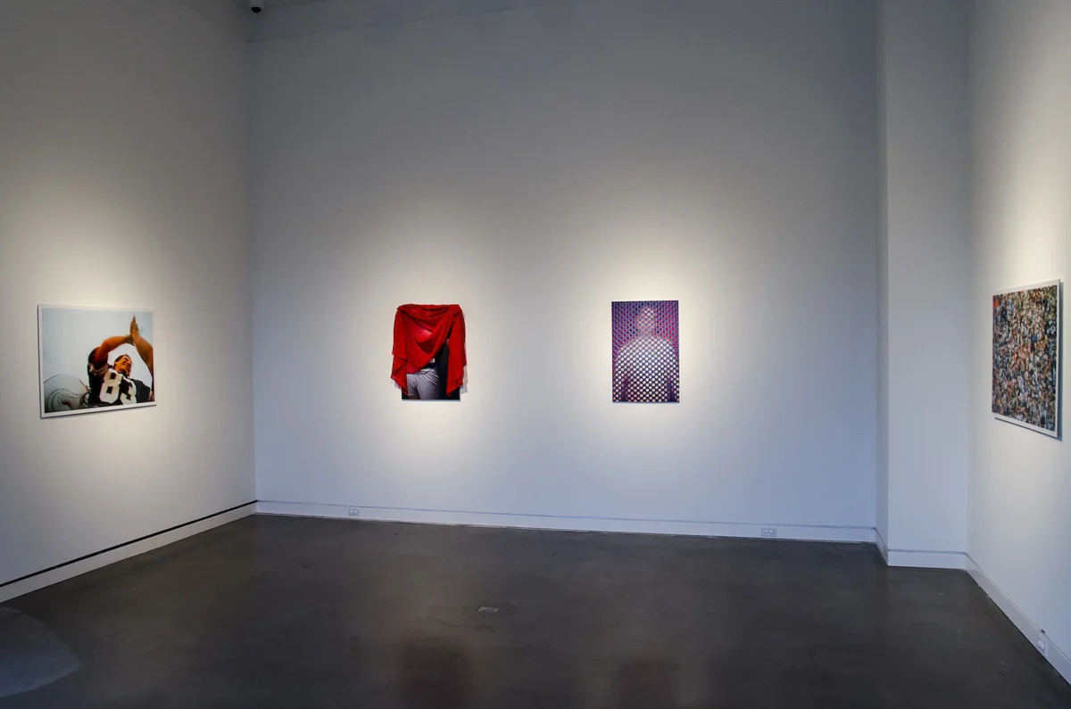 Installation shot from Power Play exhibition at Rochester Art Center, May 2017.