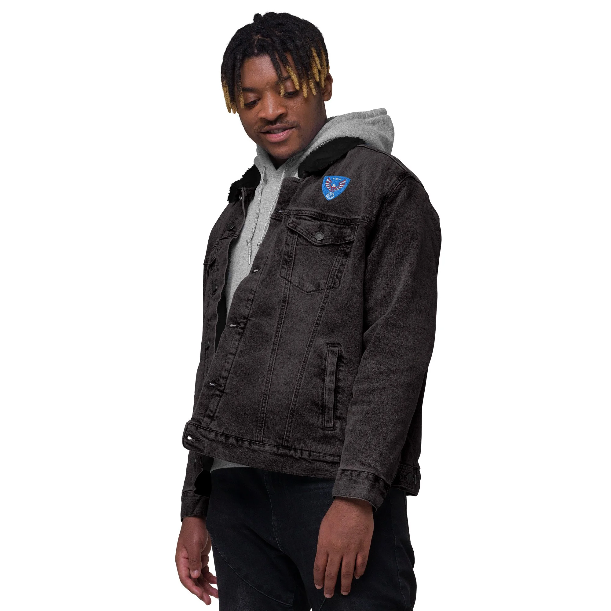 unisex-sherpa-denim-jacket-black-denim-left-front-2-6495d98e490d9.jpg