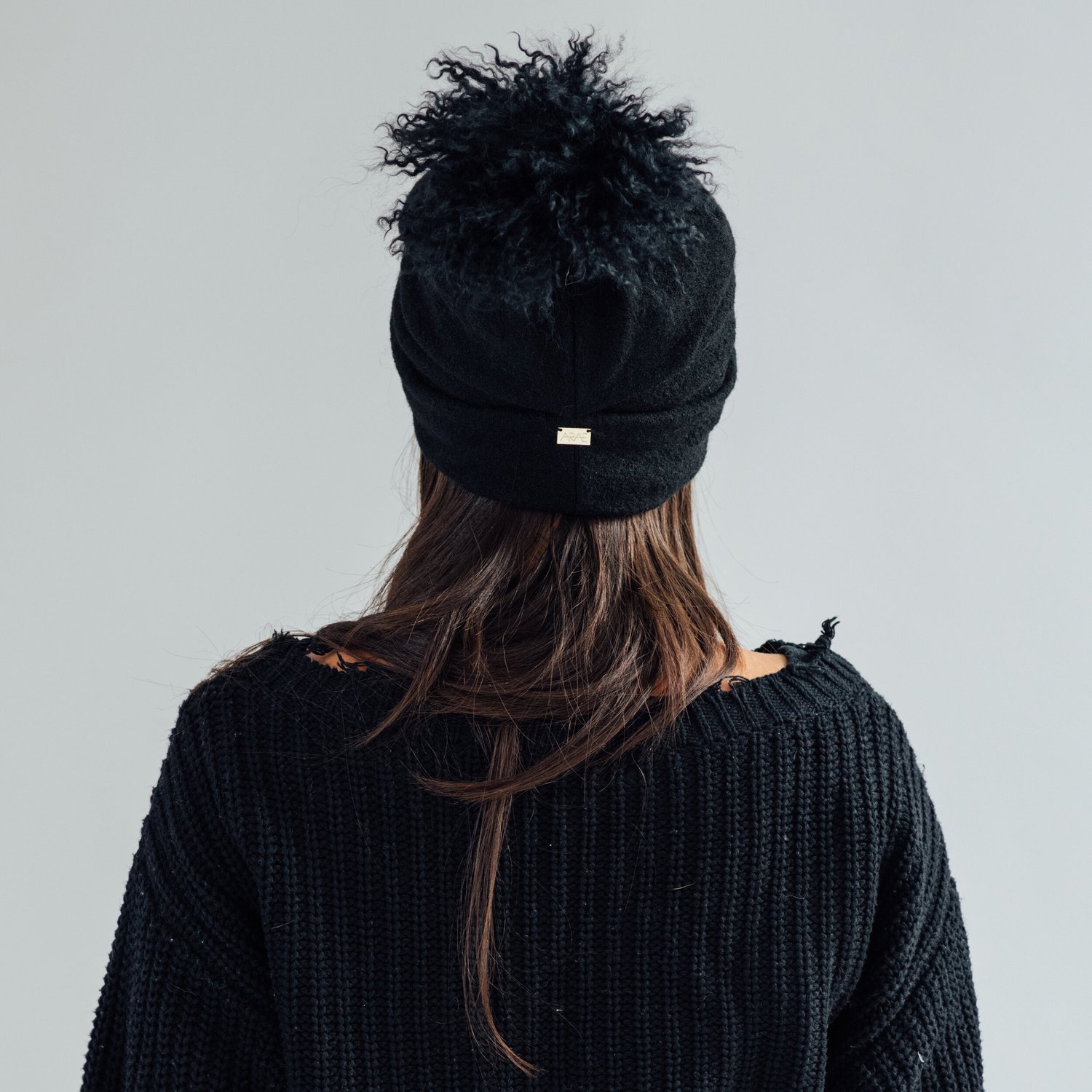 Freya Beanie // Onyx — ARAE