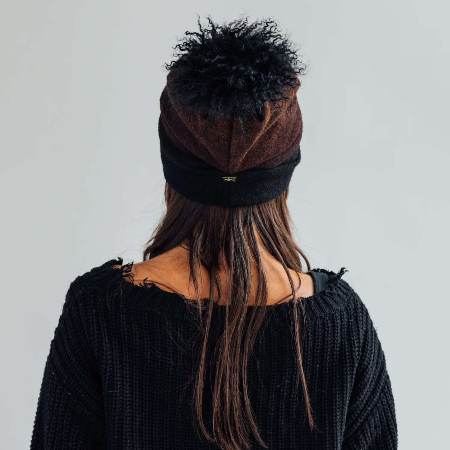 Freya Beanie // Onyx Gradient — ARAE