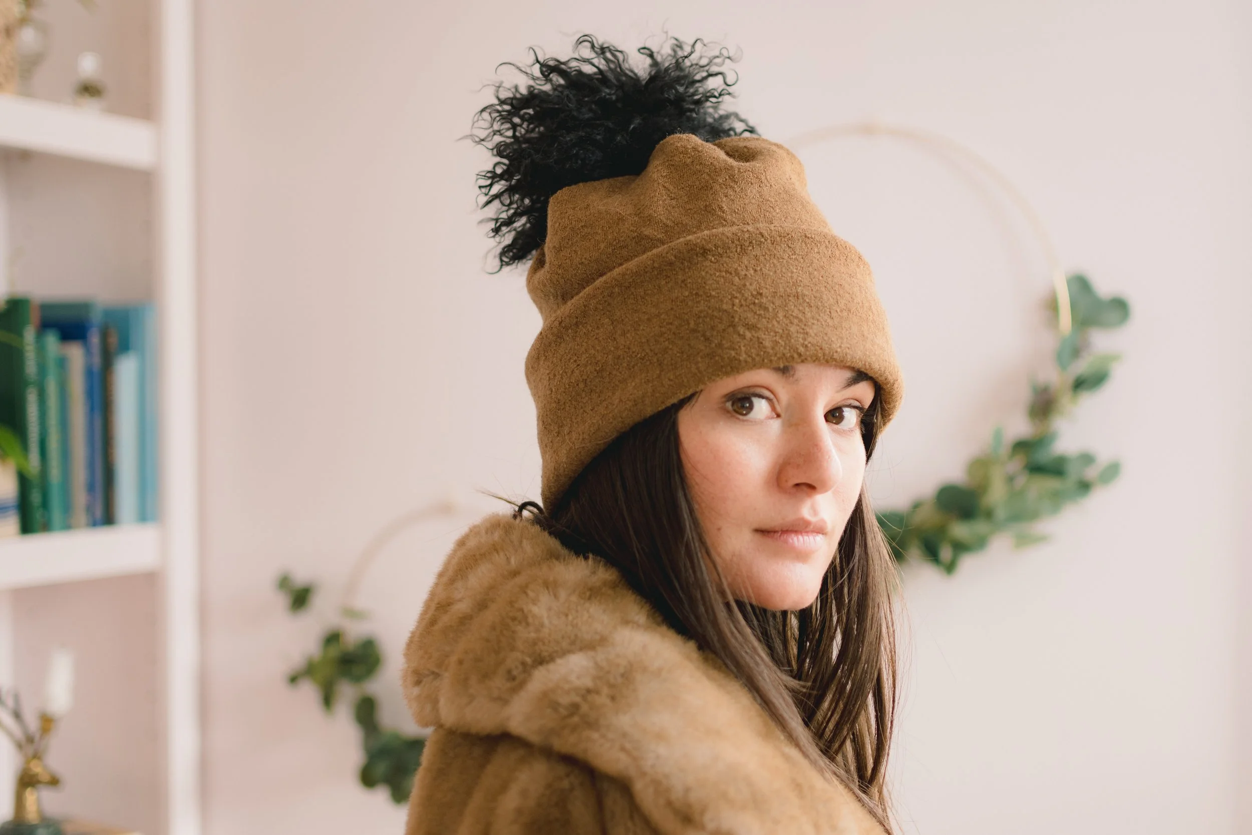 Extra Long Eskimo Beanie // Russet — ARAE