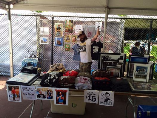The Secret Handshake booth...