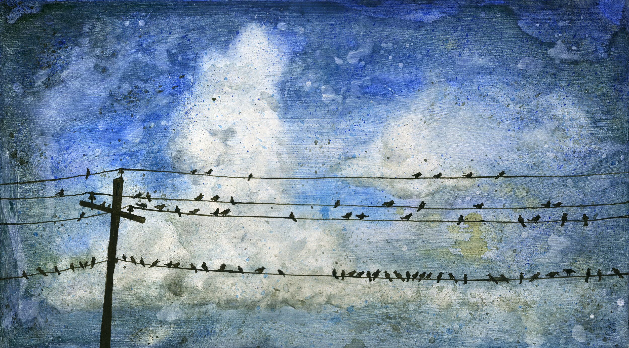 "Birds on a Wire" 2012