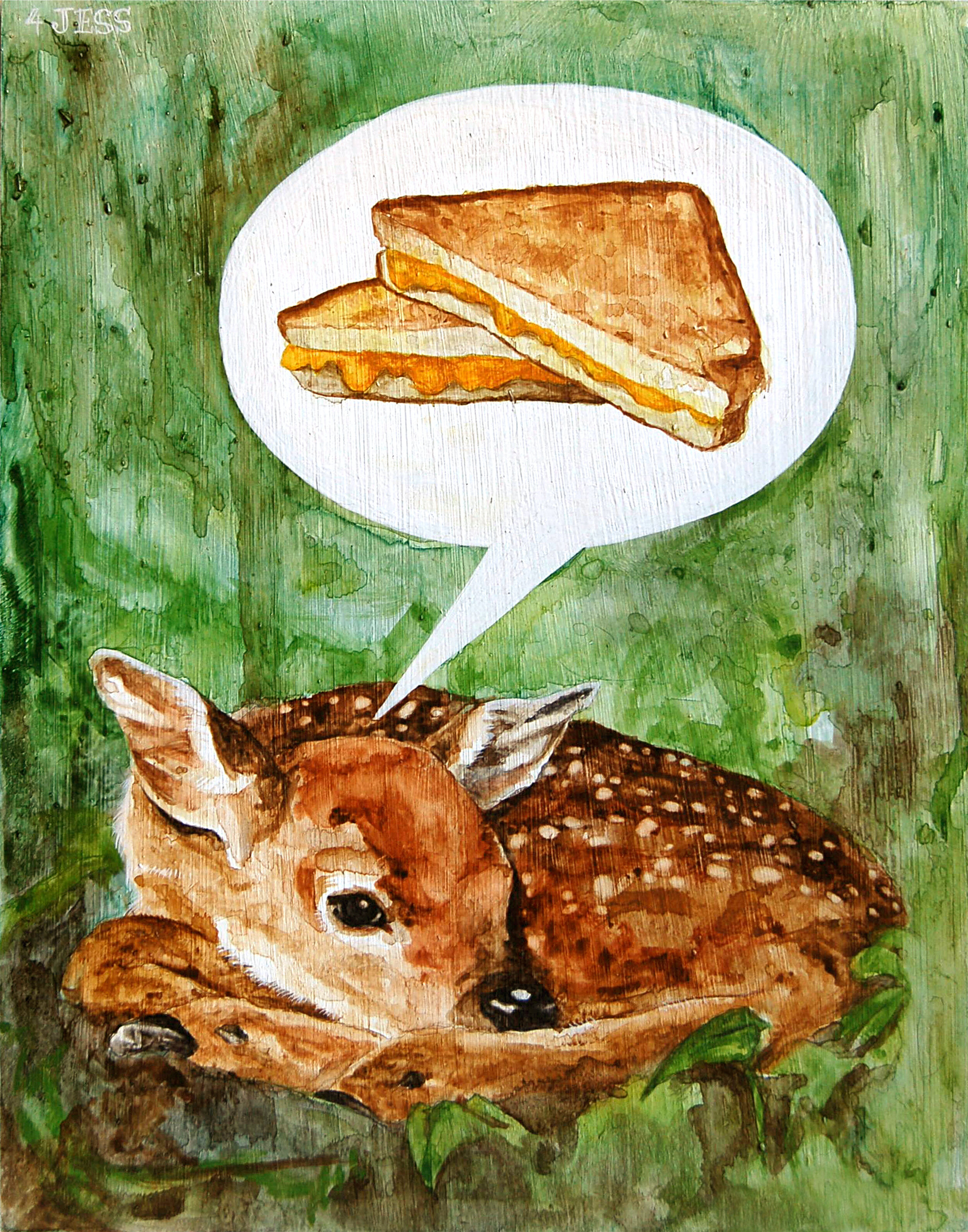 "Q: Do Deer Like Cheese? A: Fawn Do" 2011