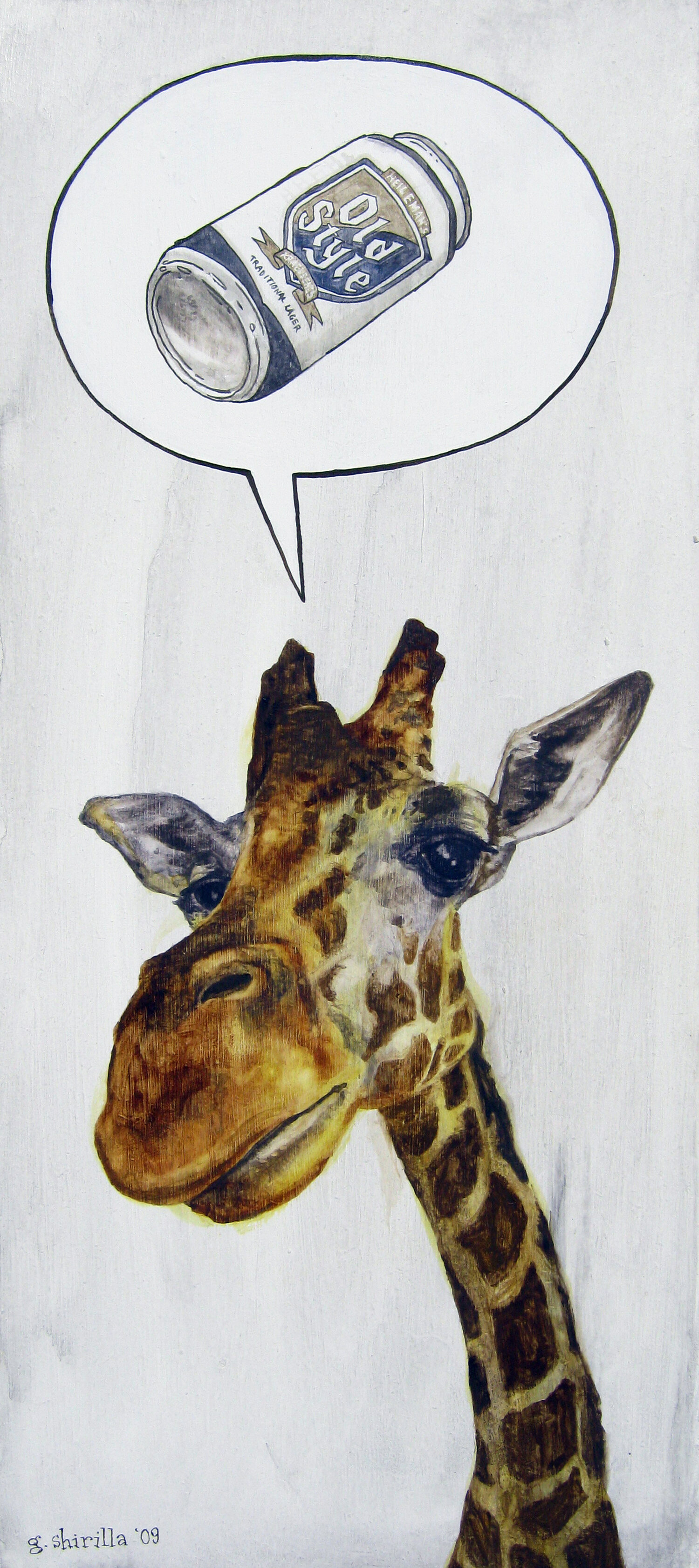 "Drinky Giraffe" 2009