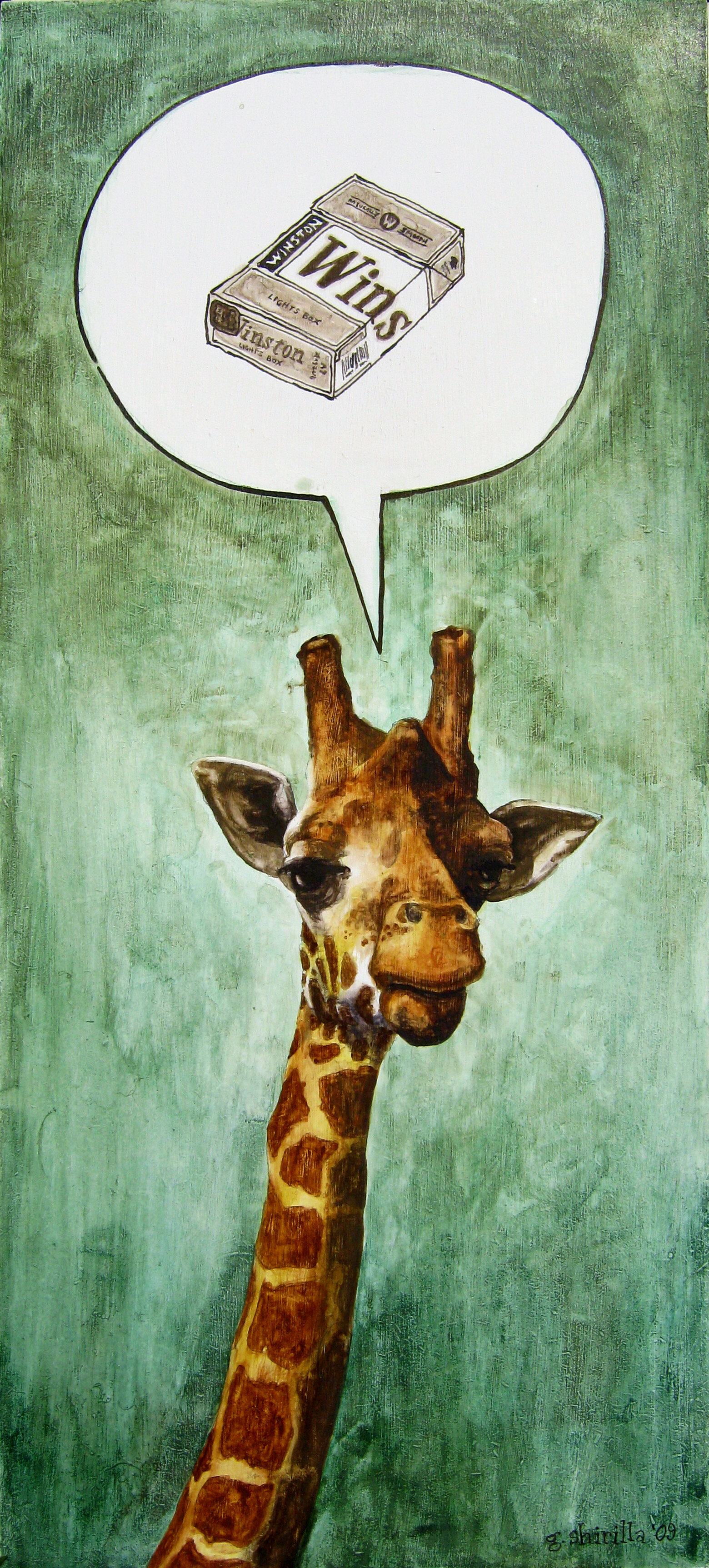 "Smokey Giraffe" 2009
