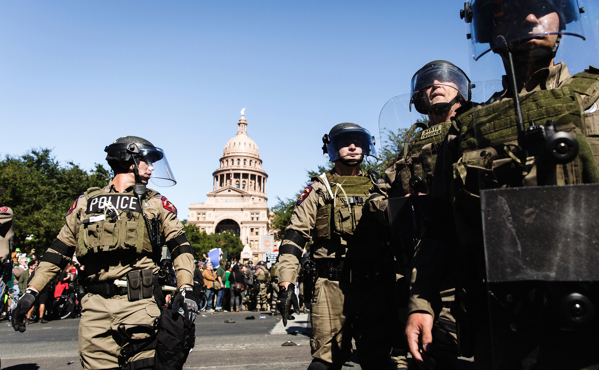 White Lives Matter Rally and Counter Protest - 2016