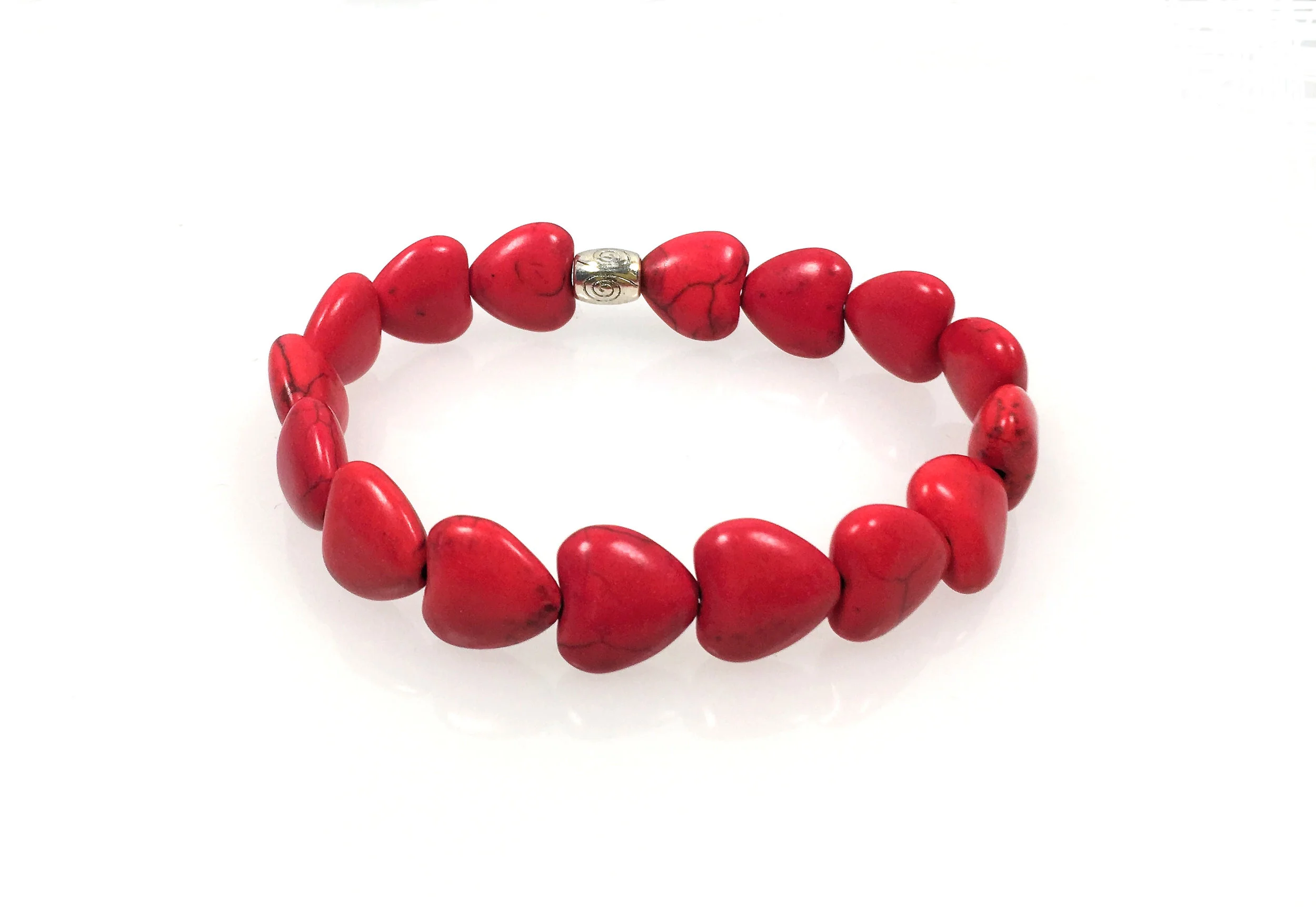ruby red turquoise stone bracelet birthdays