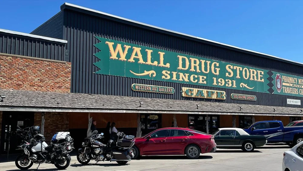 Day 8 is a wrap! From Sioux Falls to Rapid City we saw a world famous drug store, lots of farm land, the Crazy Horse monument, and a bit of the Black Hills National Forest.

All in all today&rsquo;s 400+ miles were a good mix of scenery and riding. L