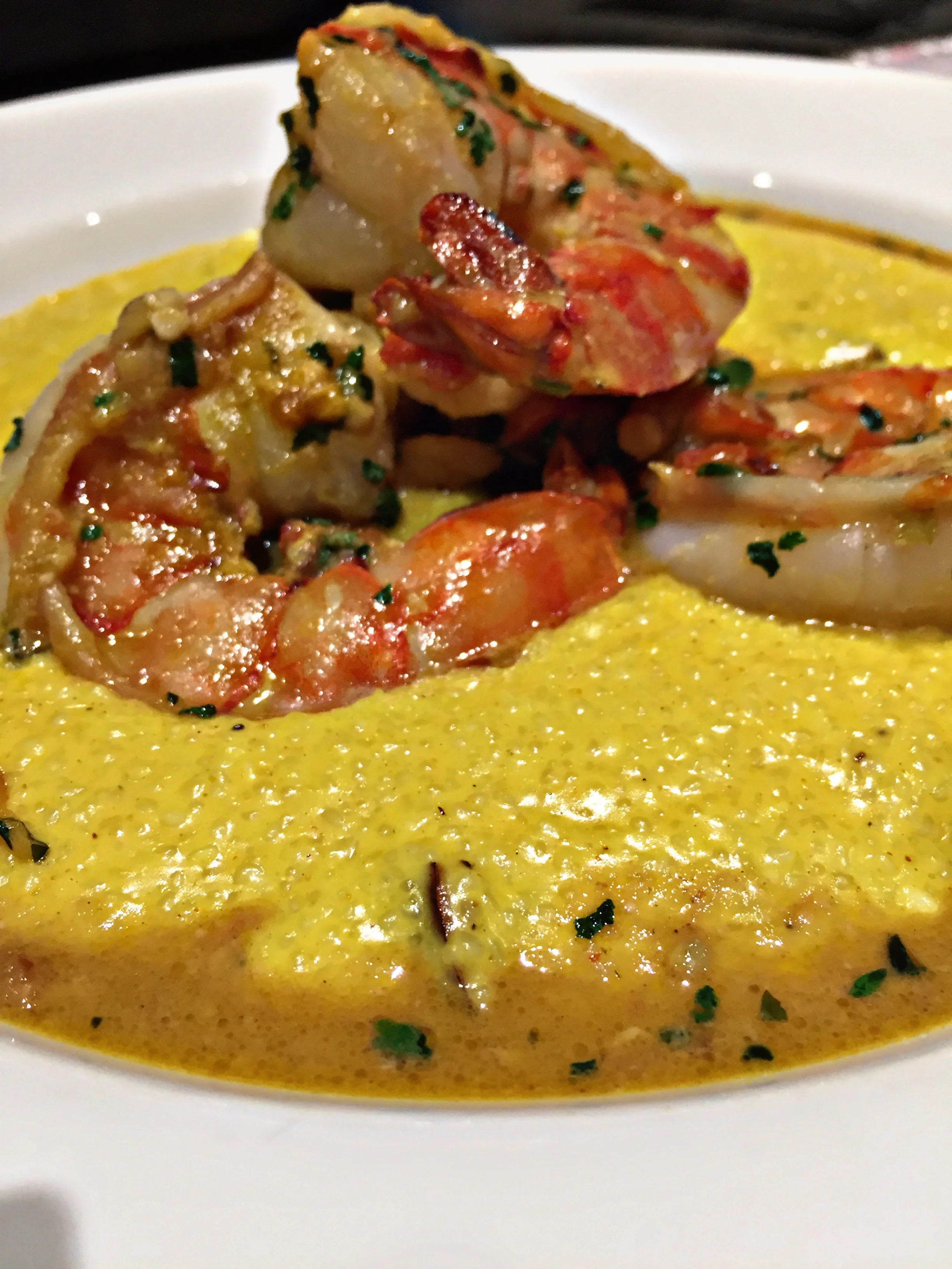 Curry Shrimp &amp; Grits