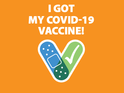 What the ‘I Got My COVID-19 Vaccine’ Sticker Looks Like