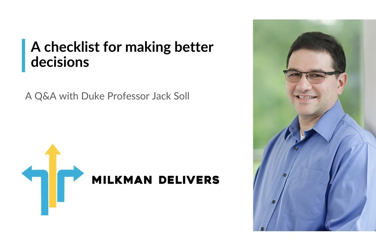 A Checklist for Making Better Decisions