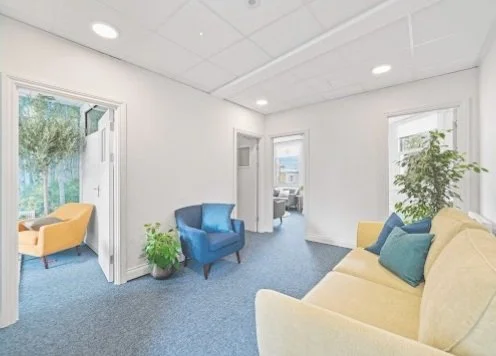 The Greenhouse therapy rooms are used by our Counsellors and Psychotherapists in Chiswick and Richmond