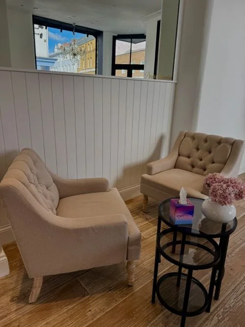 Our counselling, psychotherapy and talking therapy room at our South Kensington practice in London SW3