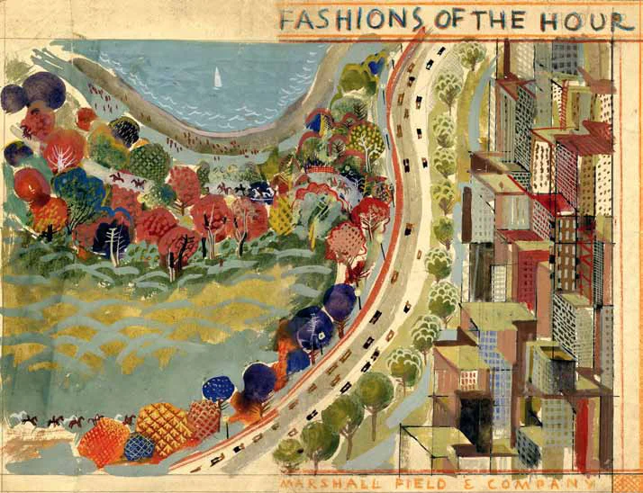 Study for catalog cover (1931)