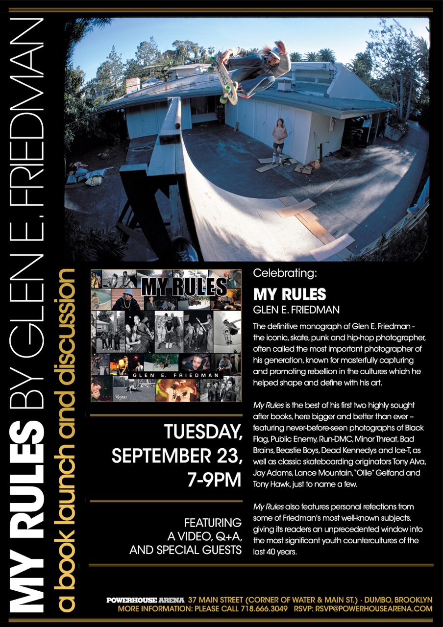 MY Rules Book Release - Brooklyn Sept 23rd, 2014