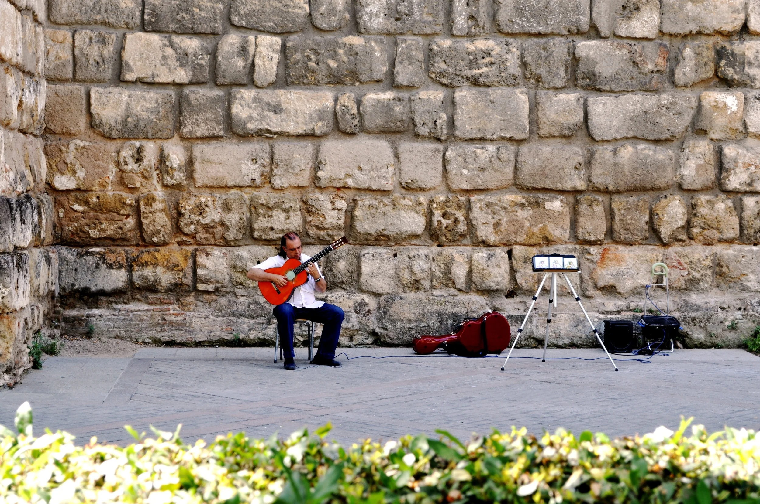 Music can never be confined between walls. Seville. Spain. 