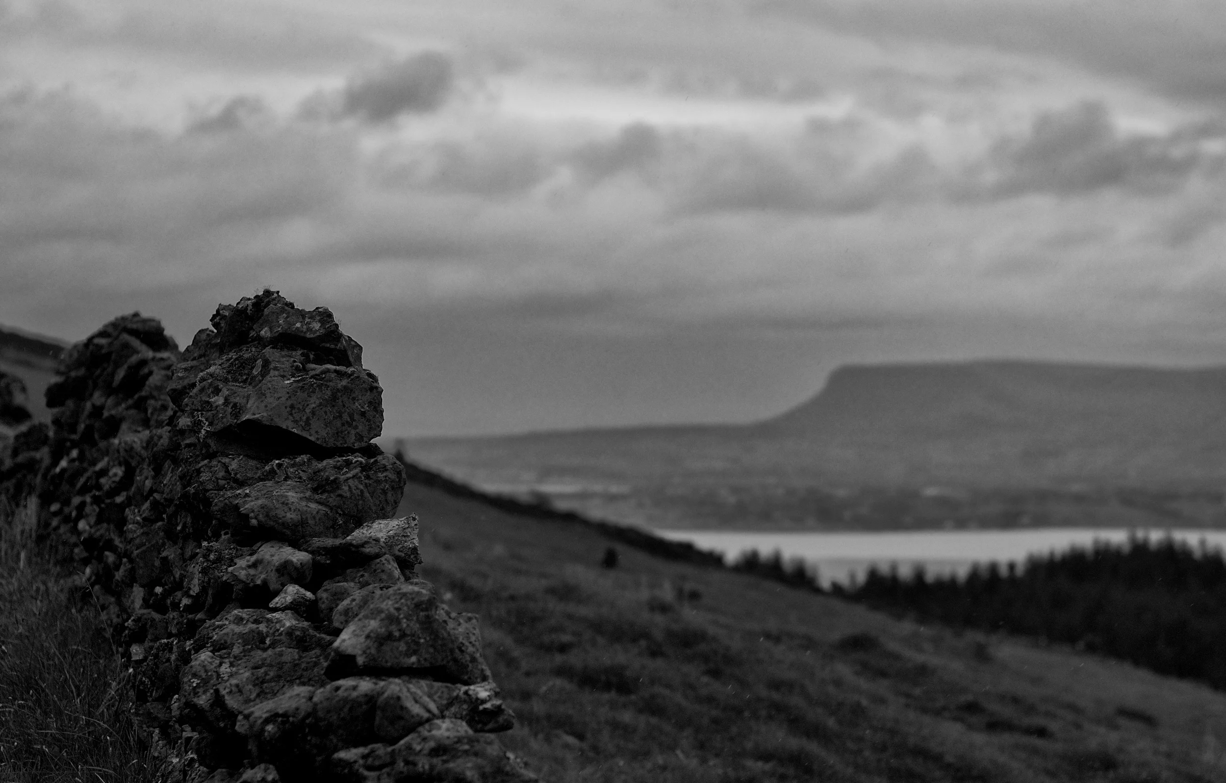 View of Benbulben from Knocknarae
