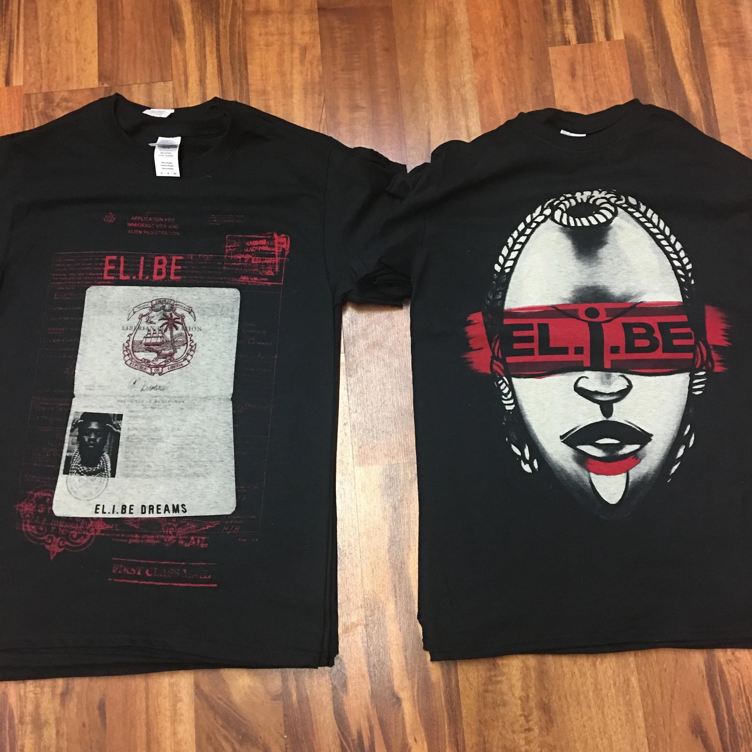 FRESH OFF THE PRESS! El.i.BE T-shirts!