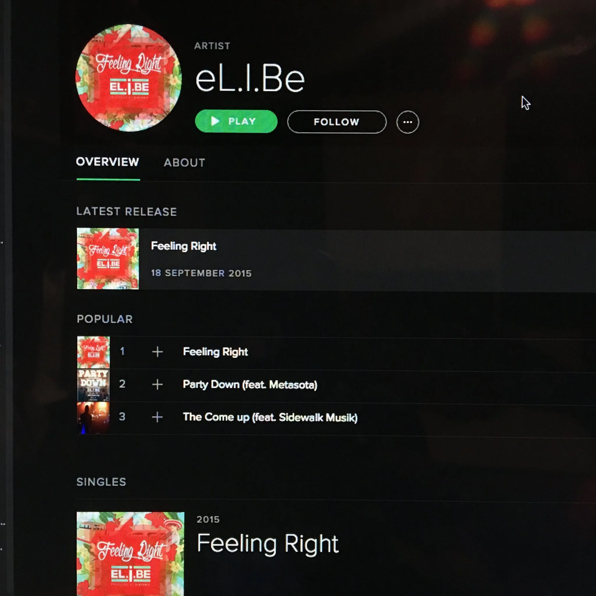 Now on Spotify!!!!!!!!!!