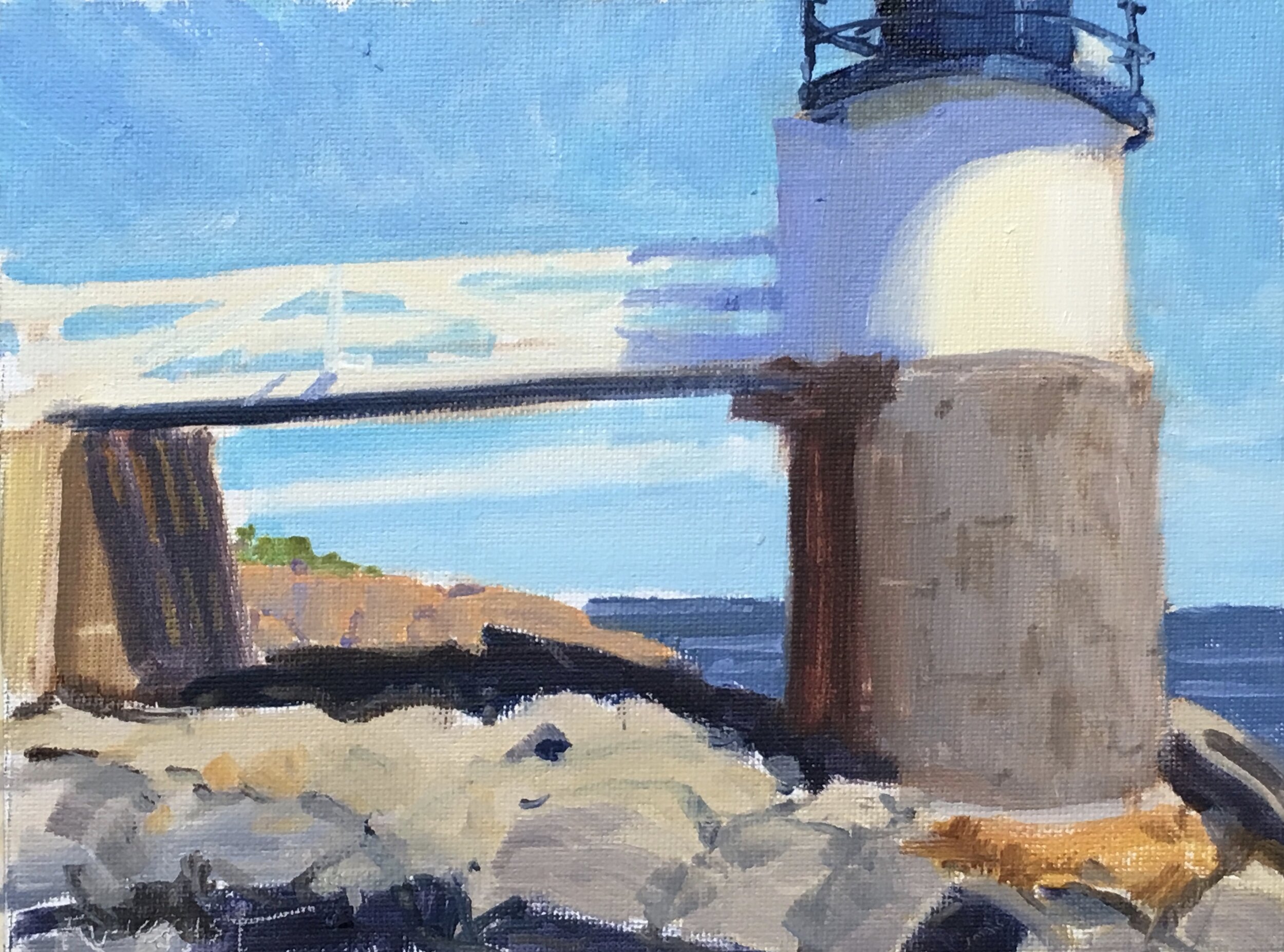 Marshall Point Lighthouse  6x8 oil $480