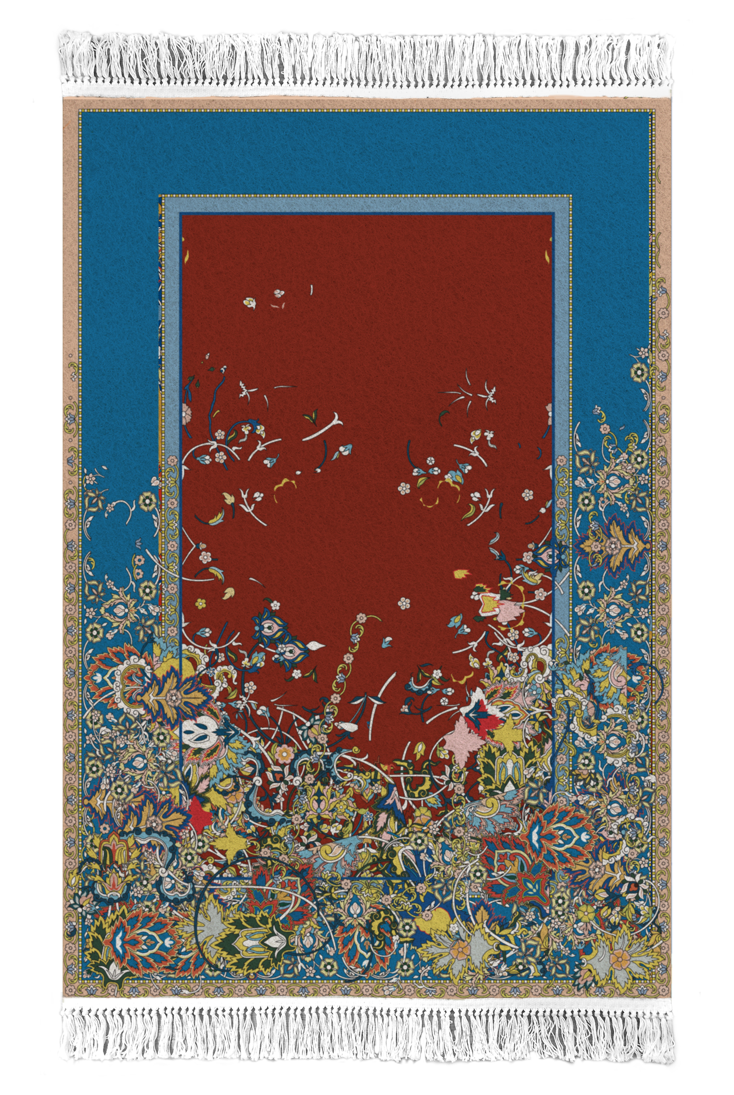 Gravity Rug 1. Handmade Wool. 6' X 9.5'. 2016.