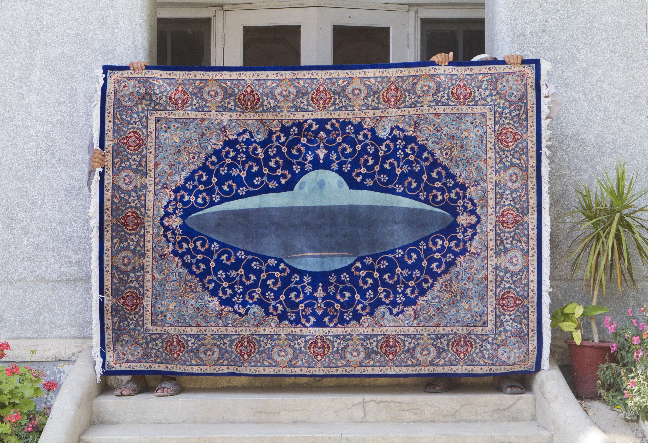 Insider Outsider #2. Material: Wool . 5' X 7'. 2016.