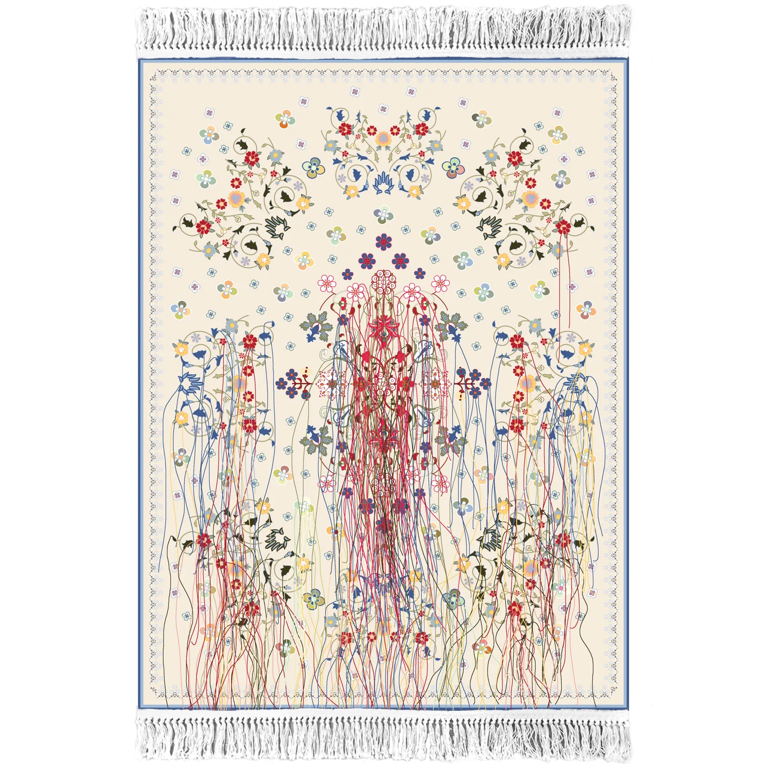 Gravity Rug 3. Handmade Silk. 4' X 6.5'. 2016.