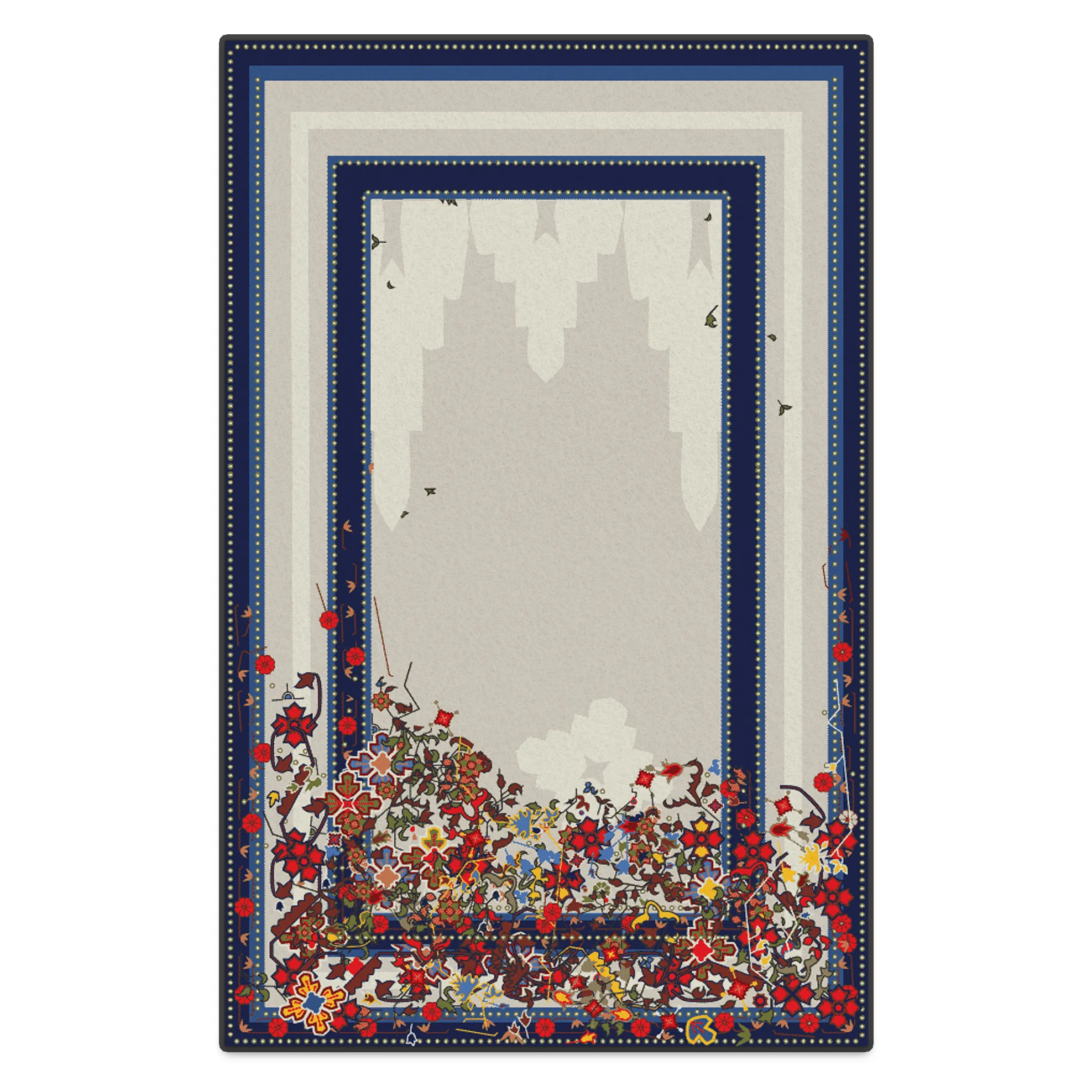 Gravity Rug 2. Handmade Wool. 4' X 6'. 2016.