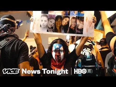 Tear Gas And Rage At Puerto Rico's Massive Protests