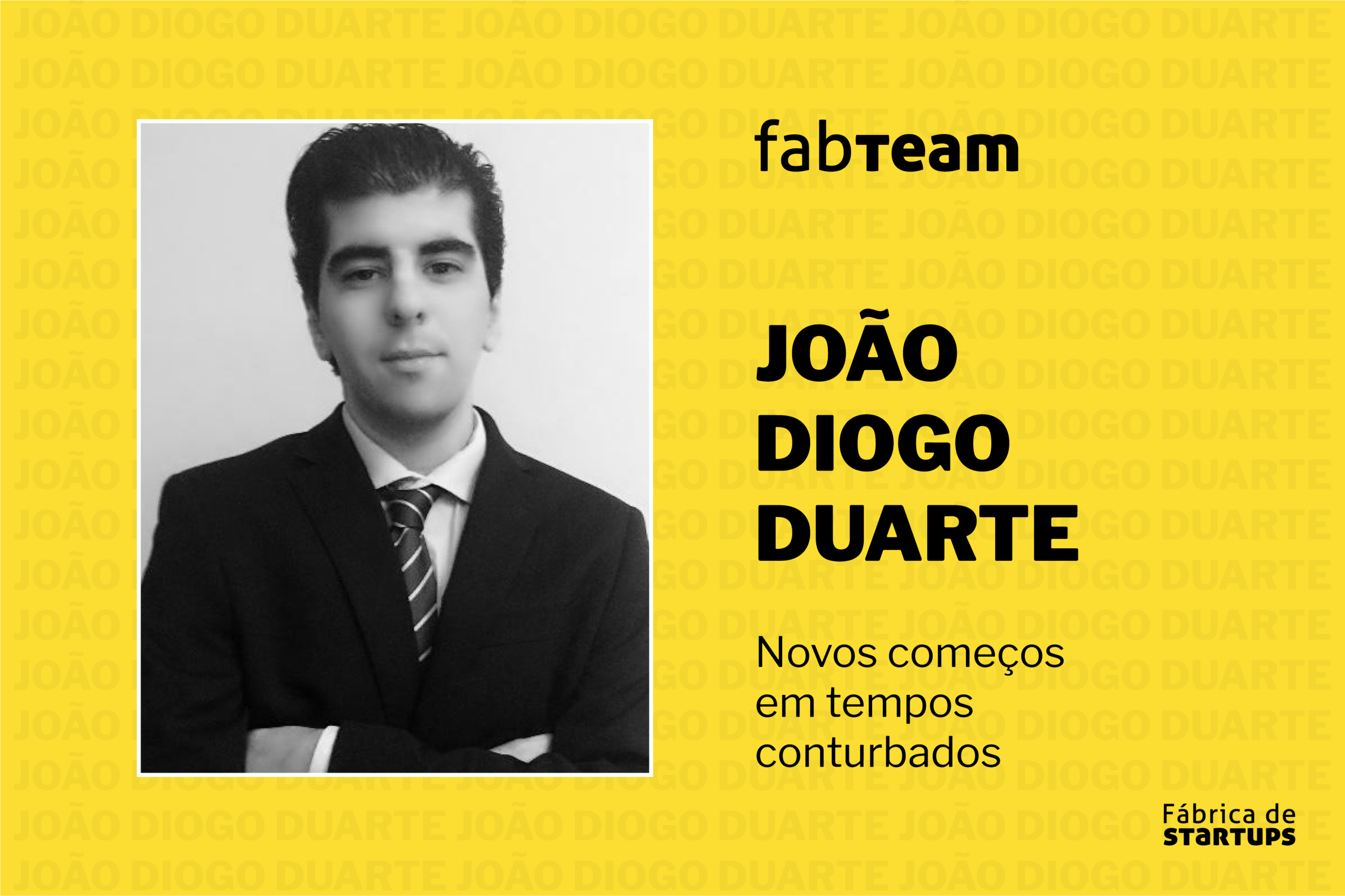 João Diogo Duarte: Novos Começos em Tempos Conturbados